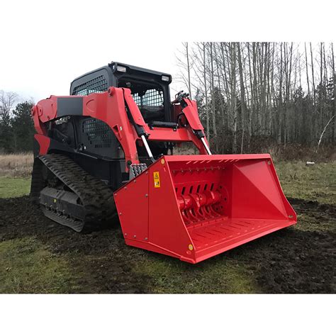 crusher buckets skid steer|concrete grinder for skid steer.